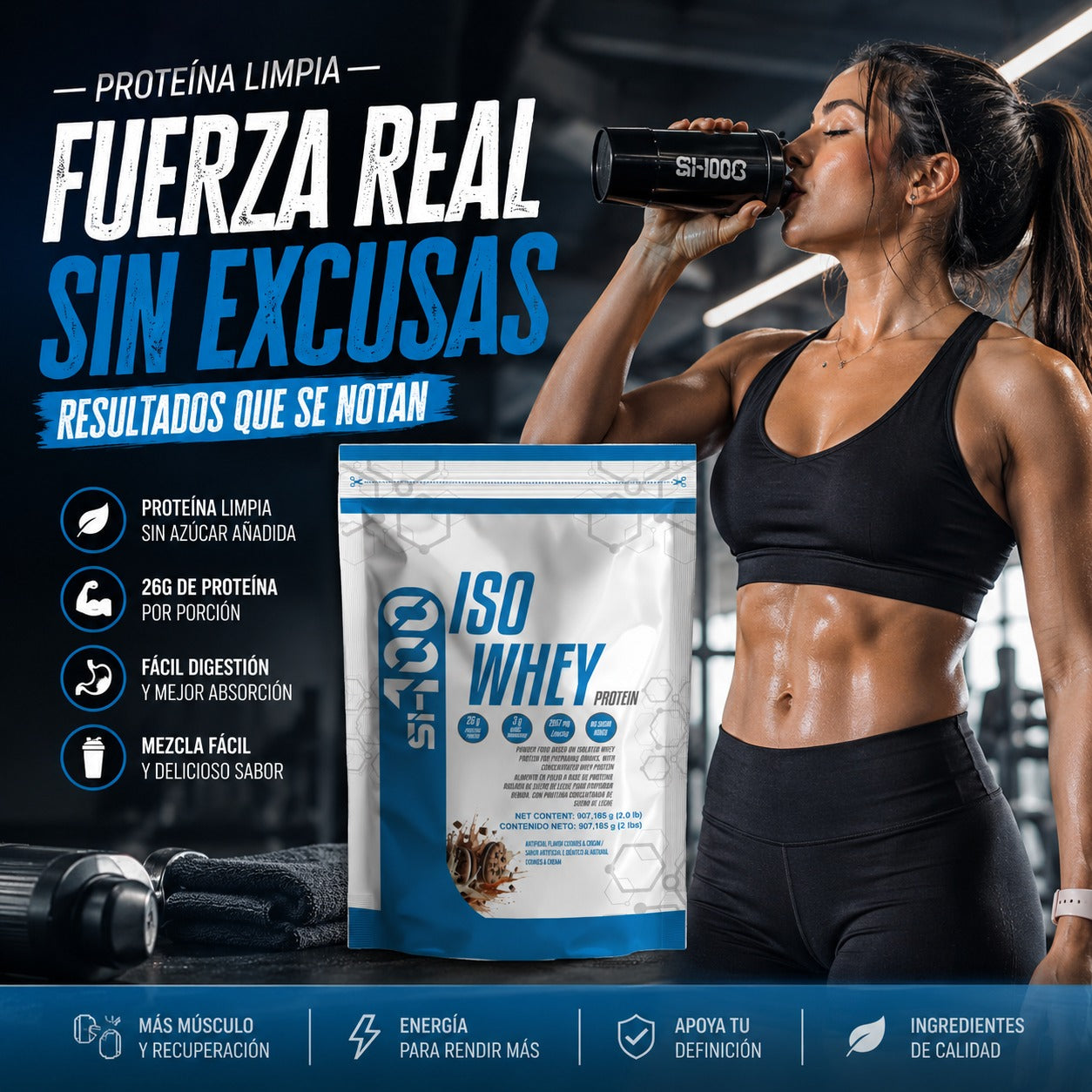 Proteína Limpia 2lb SI100 ISO WHEY