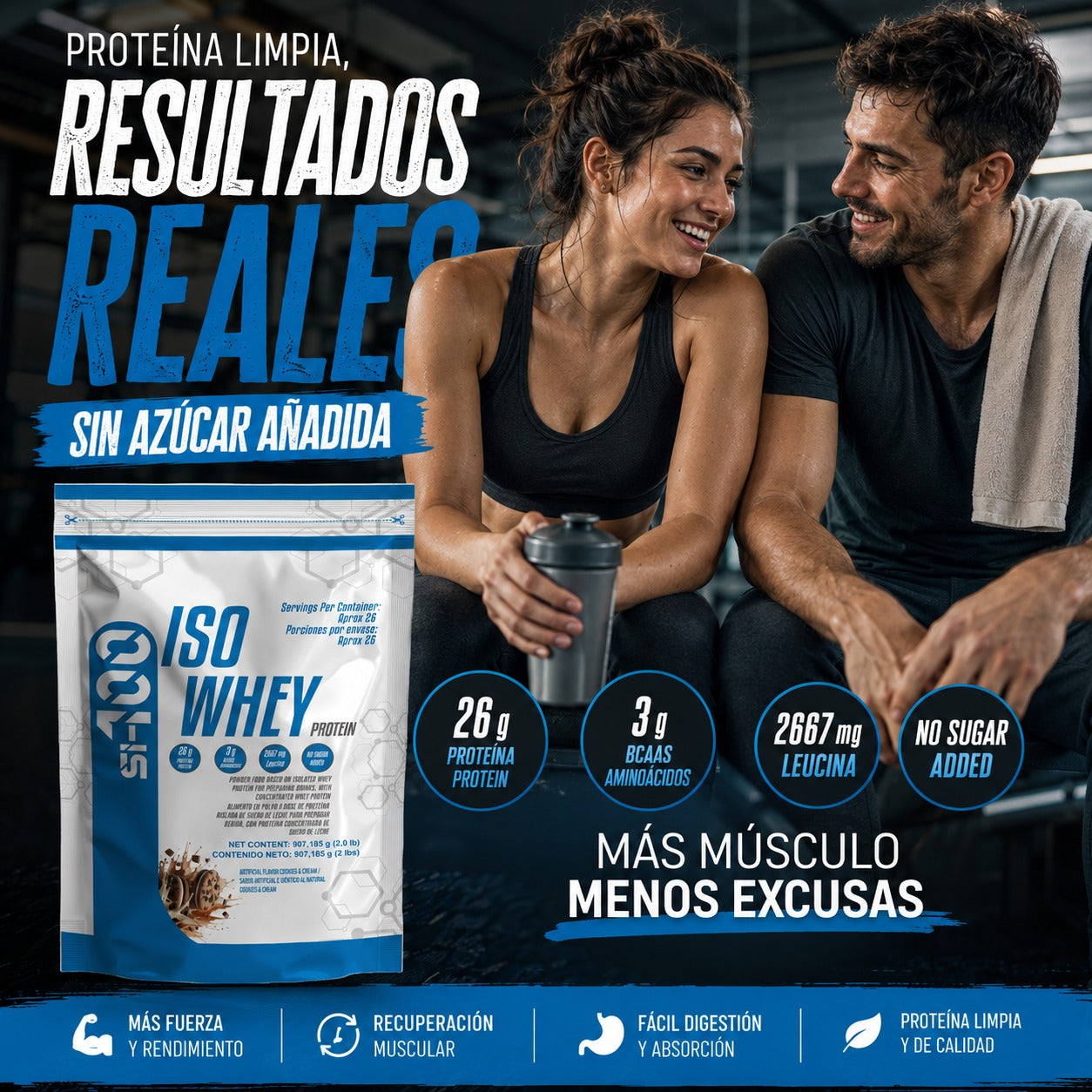 Proteína Limpia 2lb SI100 ISO WHEY