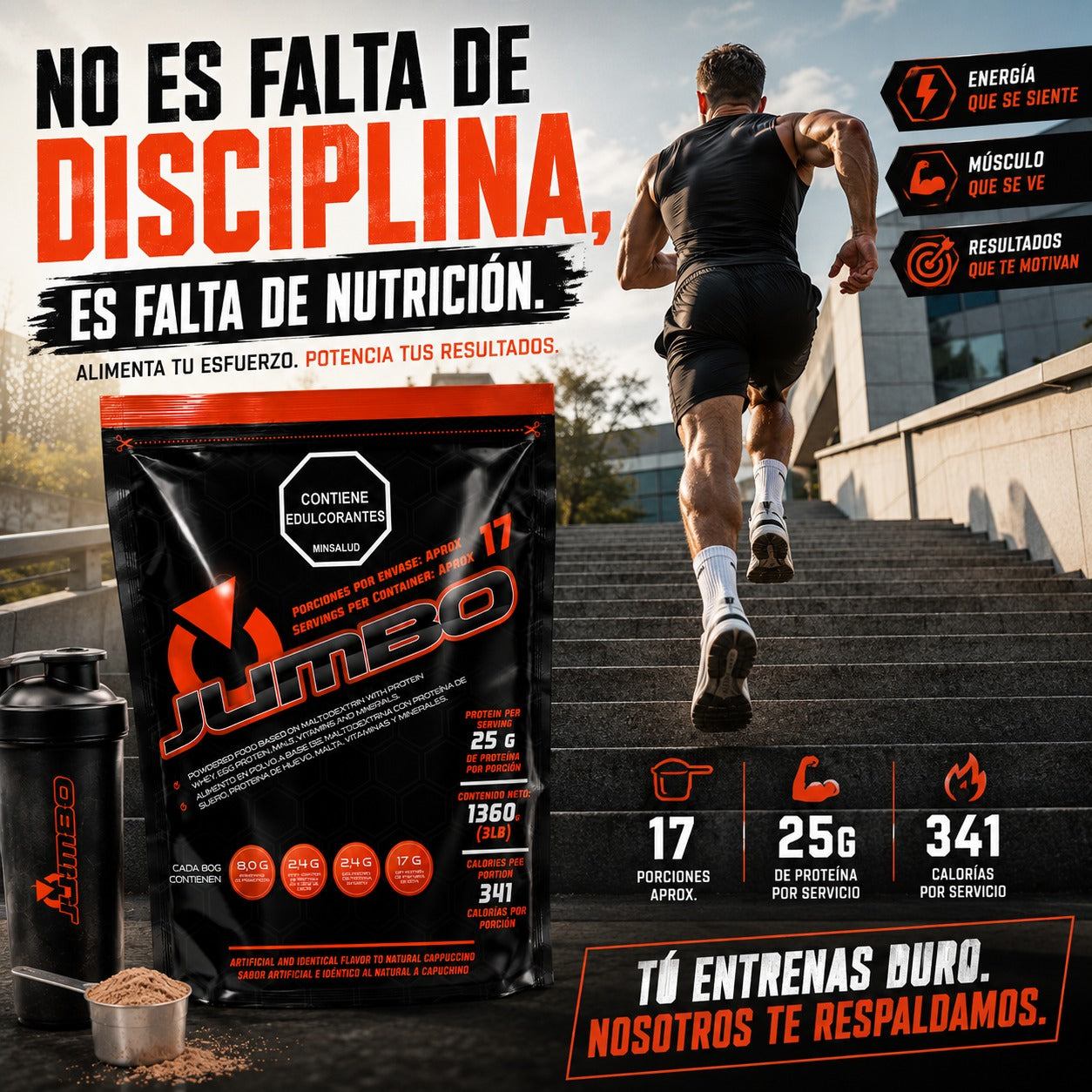 Proteína Jumbo x 3 lbs